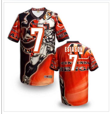 Cincinnati Bengals #7 Boomer Esiason Stitched NFL Elite Fanatical Version Jersey (6)