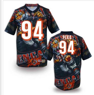 Cincinnati Bengals #94 Domata Peko Stitched NFL Elite Fanatical Version Jersey (1)