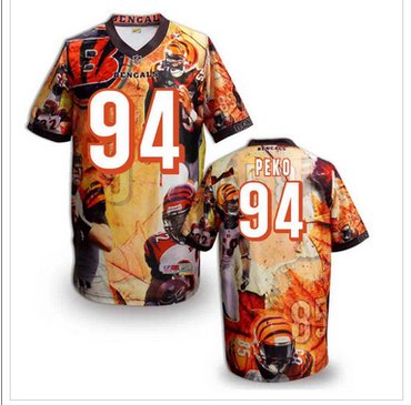 Cincinnati Bengals #94 Domata Peko Stitched NFL Elite Fanatical Version Jersey (7)
