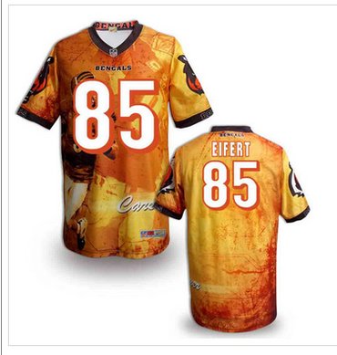 Cincinnati Bengals 85# Tyler Eifert Stitched NFL Elite Fanatical Version Jersey (4)