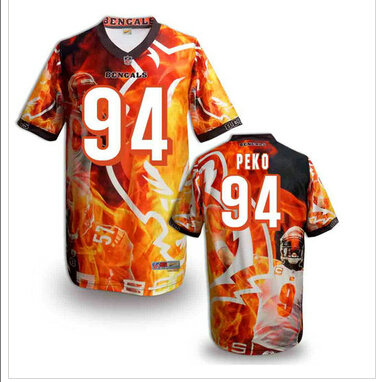 Cincinnati Bengals #94 Domata Peko Stitched NFL Elite Fanatical Version Jersey (8)