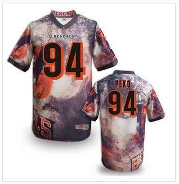 Cincinnati Bengals #94 Domata Peko Stitched NFL Elite Fanatical Version Jersey (11)