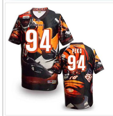 Cincinnati Bengals #94 Domata Peko Stitched NFL Elite Fanatical Version Jersey (9)