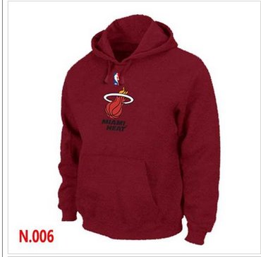 NBA Miami Heat Pullover Hoodie Red