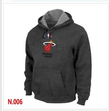 NBA Miami Heat Pullover Hoodie Dark Grey