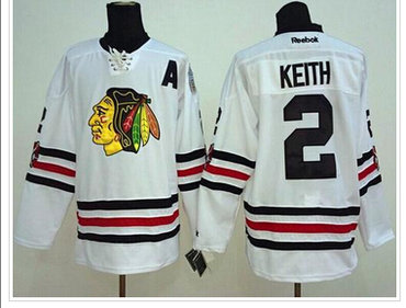 Chicago Blackhawks #2 Duncan Keith White 2015 Winter Classic Stitched NHL Jersey