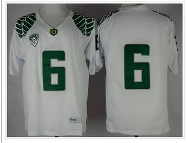 Oregon Ducks #6 Charles Nelson White Limited Stitched NCAA Jersey