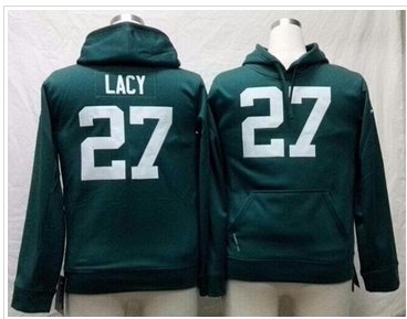 Nike Packers #27 Eddie Lacy Green Youth Pullover NFL Hoodie