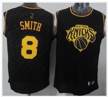 Knicks #8 J.R. Smith Black Precious Metals Fashion Stitched NBA Jersey Knicks #8 J.R. Smith Black Precious Metals Fashion Stitched NBA Jersey