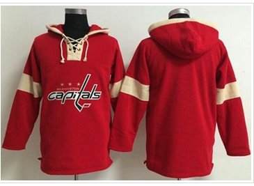 Washington Capitals Blank Red Pullover NHL Hoodie
