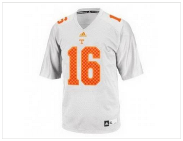 Tennessee Volunteers 16 Peyton Manning White College Football Techfit NCAA Jerseys