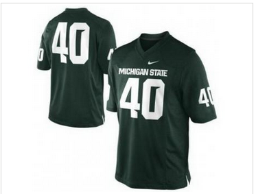 Michigan State Spartans 40 Max Bullough Green College Football NCAA Jerseys