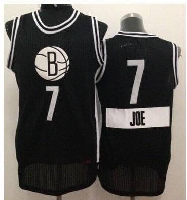 Brooklyn Nets #7 Joe Johnson Black 2014-15 Christmas Day Stitched NBA Jersey