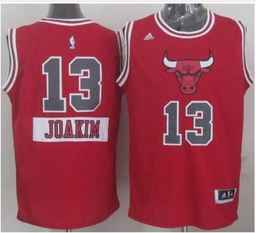 Chicago Bulls #13 Joakim Noah Red 2014-15 Christmas Day Stitched NBA Jersey