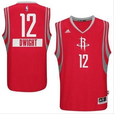Houston Rockets #12 Dwight Howard Red 2014-15 Christmas Day NBA Jersey