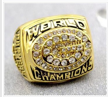 NFL Green Bay Packers World Champions Gold Ring_2