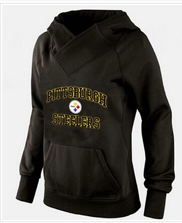 Women's Pittsburgh Steelers Heart & Soul Pullover Hoodie Black