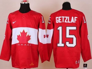 Team Canada 2014 Olympic #15 Ryan Getzlaf Red Stitched NHL Jerseys