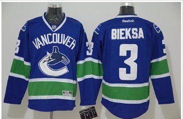 Vancouver Canucks #3 Kevin Bieksa Blue Stitched NHL Jersey Vancouver Canucks #3 Kevin Bieksa Blue Stitched NHL Jersey