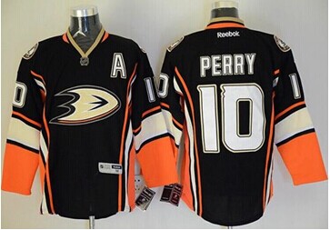 Anaheim Ducks #10 Corey Perry Black Third Stitched NHL Jersey