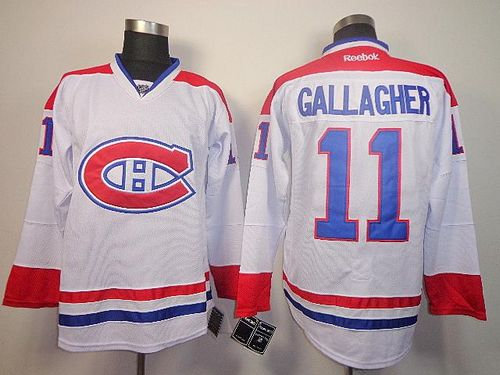 Montreal Canadiens #11 Brendan Gallagher White Stitched NHL Jersey