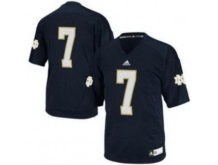Notre Dame Fighting Irish 7 Stephon Tuitt Blue Techfit College Football NCAA Jerseys