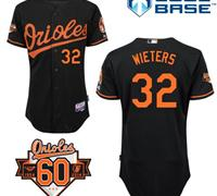 Baltimore Orioles #32 Matt Wieters Black 1954-2014 60th Anniversary Cool Base Baseball Jersey Baltimore Orioles #32 Matt Wieters Black 1954-2014 60th Anniversary Cool Base Baseball Jersey