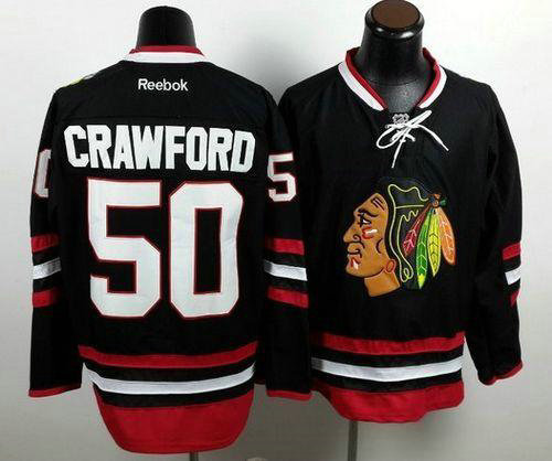 Chicago Blackhawks #50 Corey Crawford Black 2014 Stadium Series Hockey NHL Jersey Chicago Blackhawks #50 Corey Crawford Black 2014 Stadium Series Hockey NHL Jersey