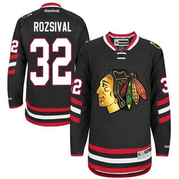 Chicago Blackhawks #32 Michal Rozsival Black 2014 Stadium Series Hockey NHL Jersey Chicago Blackhawks #32 Michal Rozsival Black 2014 Stadium Series Hockey NHL Jersey