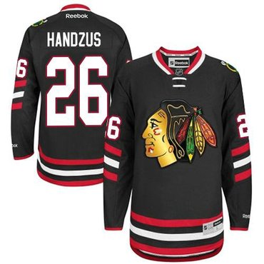 Chicago Blackhawks #26 Michal Handzus Black 2014 Stadium Series Hockey NHL Jersey Chicago Blackhawks #26 Michal Handzus Black 2014 Stadium Series Hockey NHL Jersey