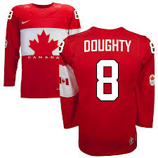 2014 Olympics Canada #8 Drew Doughty red Jersey