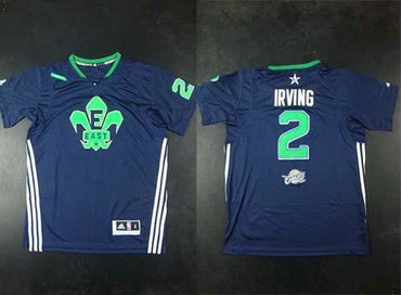Cleveland Cavaliers #2 Kyrie Irving Navy Blue 2014 All Star Stitched NBA Jersey