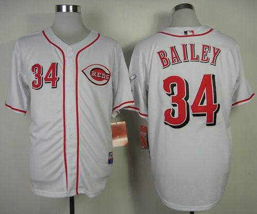 Texas Rangers #34 Homer Bailey White Baseball Jersey