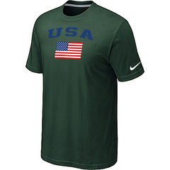 USA Olympics USA Flag Collection Locker Room T-Shirt D.Green