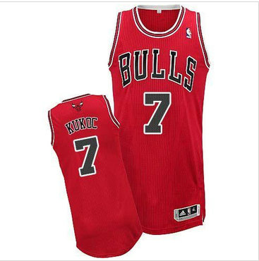 Chicago Bulls #7 Tony Kukoc Revolution 30 Red NBA Jersey