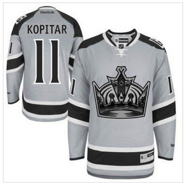 Los Angeles Kings #11 Anze Kopitar Grey 2014 Stadium Series Stitched NHL Jersey Los Angeles Kings #11 Anze Kopitar Grey 2014 Stadium Series Stitched NHL Jersey