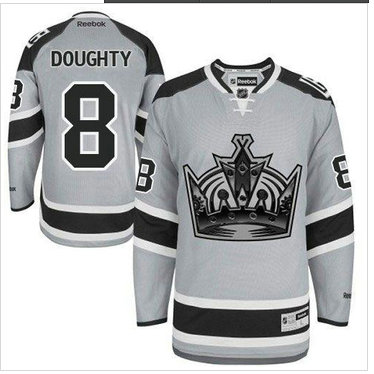 Los Angeles Kings #8 Drew Doughty Grey 2014 Stadium Series Stitched NHL Jersey Los Angeles Kings #8 Drew Doughty Grey 2014 Stadium Series Stitched NHL Jersey