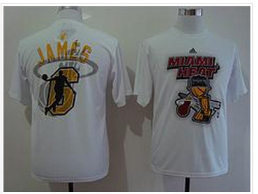 nba miami heat in the front #6 james white(2014 champions)