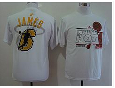 nba miami heat #6 james white hot in the front(2014 champions)