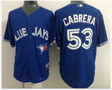 Toronto Blue Jays #53 Melky Cabrera Blue Stitched Baseball Jersey