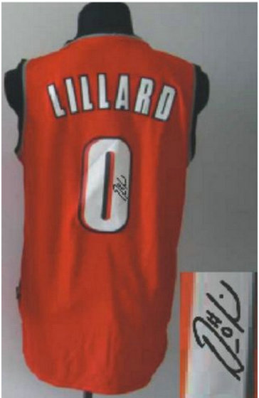 Portland Trail Blazers Revolution 30 Autographed #0 Damian Lillard Yellow Stitched NBA Jersey