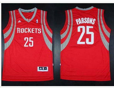 Houston Rockets Revolution 30 #25 Chandler Parsons Red Road Stitched NBA Jersey