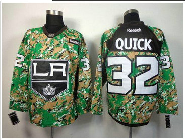 Los Angeles Kings #32 Jonathan Quick Camo Veterans Day Practice NHL Jersey Los Angeles Kings #32 Jonathan Quick Camo Veterans Day Practice NHL Jersey