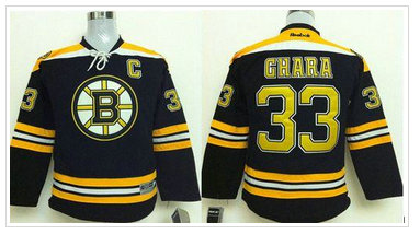 Youth NHL Boston Bruins #33 Zdeno Chara Black Jersey Youth NHL Boston Bruins #33 Zdeno Chara Black Jersey