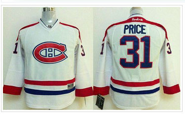 Youth NHL Montreal Canadiens #31 Carey Price White NHL Jersey Youth NHL Montreal Canadiens #31 Carey Price White NHL Jersey