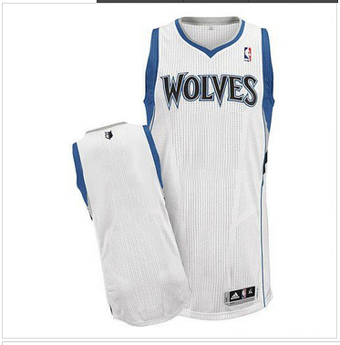Revolution 30 Minnesota Timberwolves Blank White Stitched NBA Jersey