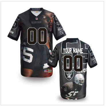 New Oakland Raiders Customized Jersey-01 (1)