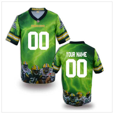 New Green Bay Packers Customized Jersey-02