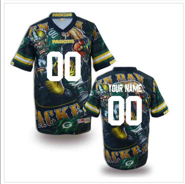 New Green Bay Packers Customized Jersey-01