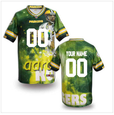 New Green Bay Packers Customized Jersey-07 New Green Bay Packers Customized Jersey-07